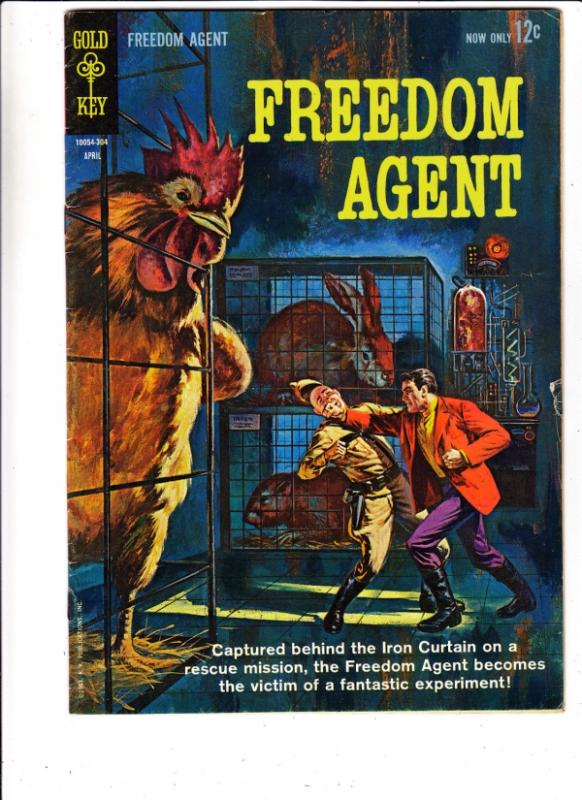 Freedom Agent #1 (Apr-63) VF- High-Grade Freedom Agent