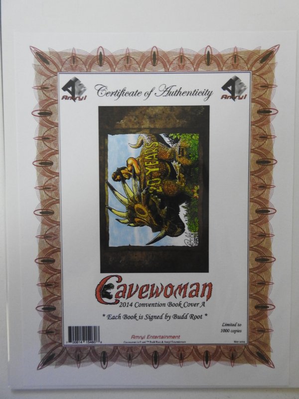 Cavewoman: 2014 20th Anniversary Show Book (2014) Signed W/COA