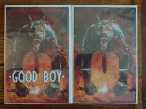 GOOD BOY Vol 2 NM Ashcan Whatnot Exclusive Sienkiewicz Variant Virgin Trade Set 