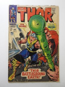 Thor #144 (1967) FR Condition moisture stains, cover detached bottom staple