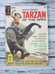 Tarzan of the Apes #169 1967 Gold Key Silver Age VG+ 4.5 12 Cent Cover