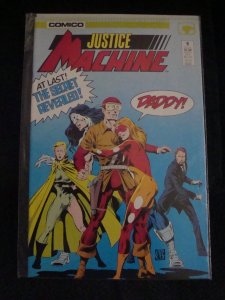 Justice Machine #9 Comico (1987) Tony Isabella Script