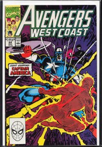 Avengers West Coast #64 (1990) West Coast Avengers / Avengers West Coast