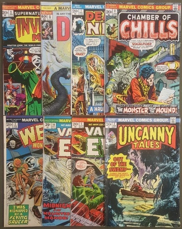 MARVEL HORROR LOT (1972-1977)