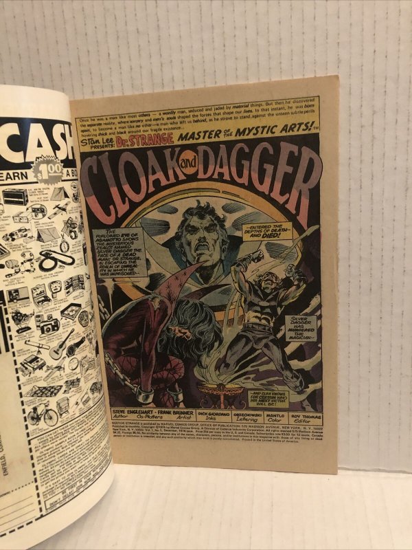 Doctor Strange #5 Frank Brunner Art