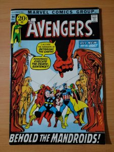 Avengers #94 ~ VERY FINE VF ~ 1971 Marvel Comics