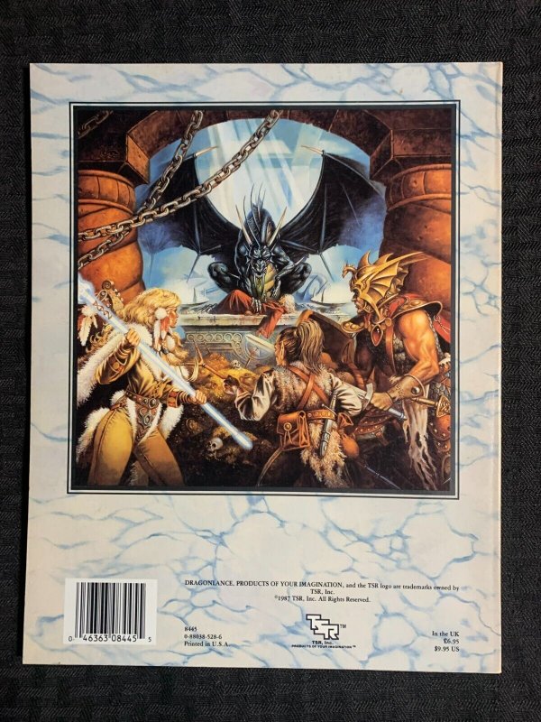 1987 DRAGONLANCE SAGA Book 1 by Roy Thomas SC FN+ 6.5 1st TSR