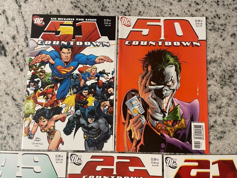 5 Countdown DC Comic Books # 21 22 49 50 51 Superman Batman Flash Arrow 71 J854