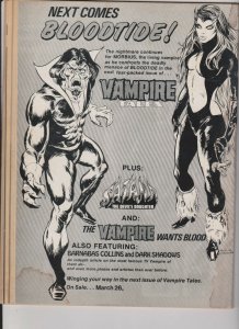 VAMPIRE TALES #4 VG MORBIUS / LILITH / BORIS COVER 1974  MARVEL COMICS 