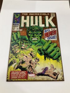 Incredible Hulk 102 Cover Wood Wall Art plaque 13x19 Marvel Comics