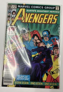 Avengers #218 (1982) Newsstand Edition Good Condition