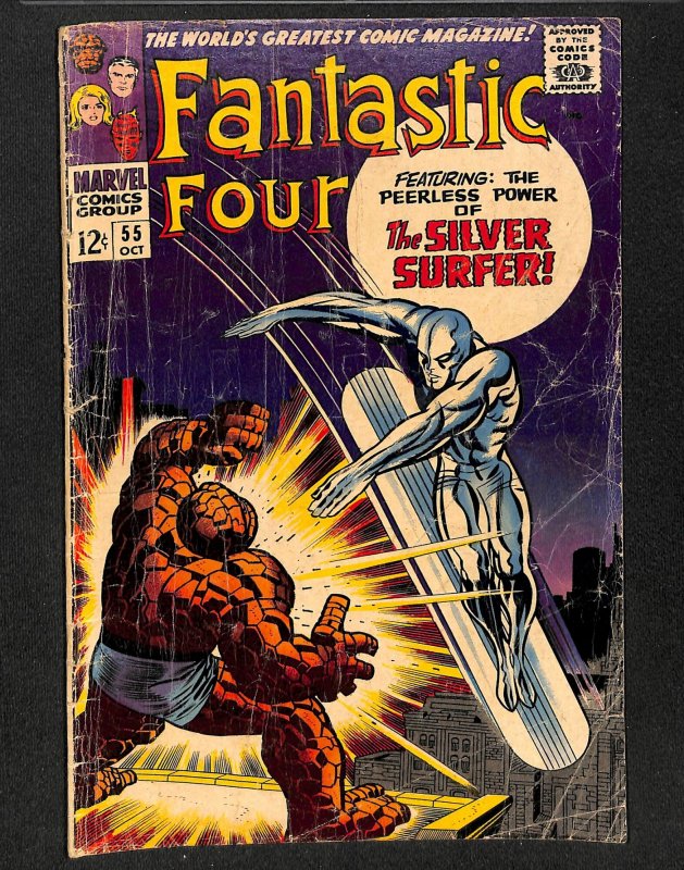 Fantastic Four #55  Silver Surfer! Marvel Comics