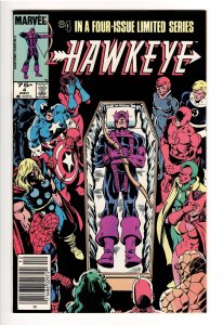 HAWKEYE 1-4(1983) plus HAWKEYE #1(1993)-NEW DISNEY SHOW