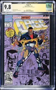 Cage #1 Signed By Mike Colter (4/92) Graded CGC x JSA 9.8