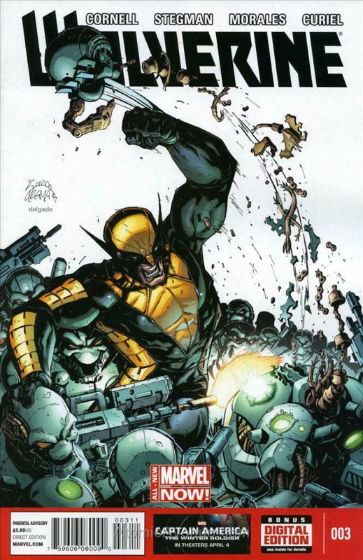 Wolverine (6th Series) #3 VG; Marvel | low grade comic - save on shipping - deta