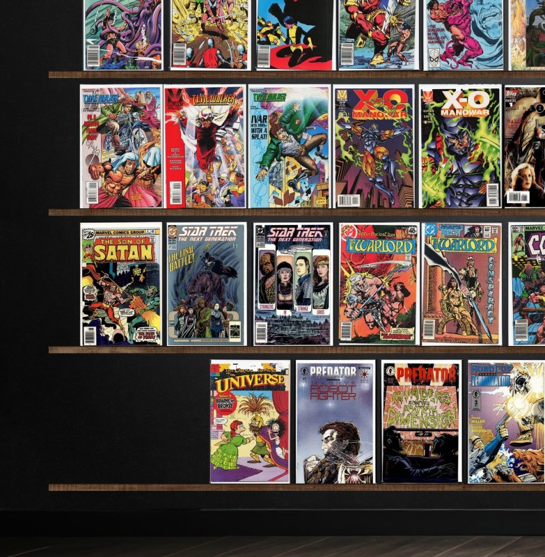 Huge Lot 140+ Comics with Rom, Warlord, Turok, Dinosaur Hunter & More!