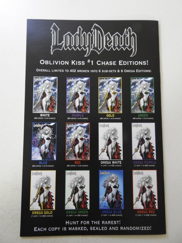 Lady Death: Oblivion Kiss #1 Chase Edition Green NM Condition!