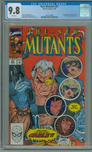 The New Mutants #87 (1990) CGC 9.8! 1st Appearance of Cable!