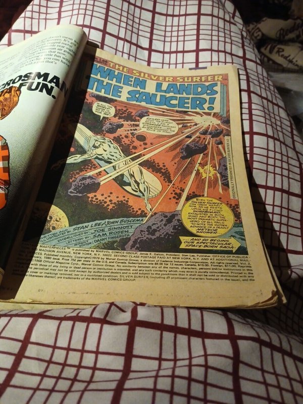 Fantasy Masterpieces 2 & 8 Marvel Comics 1979 Silver Surfer Lot Set Bronze Age