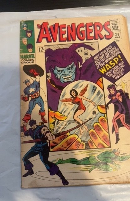The Avengers #26 (1966)attuma and the wasp see dewcript