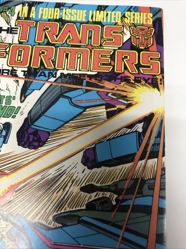 The Transformers (1985) # 4 (VG/FN) Canadian Price Variant • CPV • Jim Salicrup