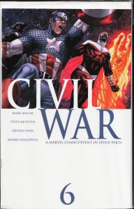 Civil War #6 (2006) Captain America