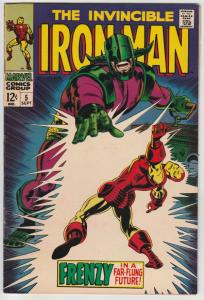 Iron Man #5 (Sep-68) VF/NM High-Grade Iron Man