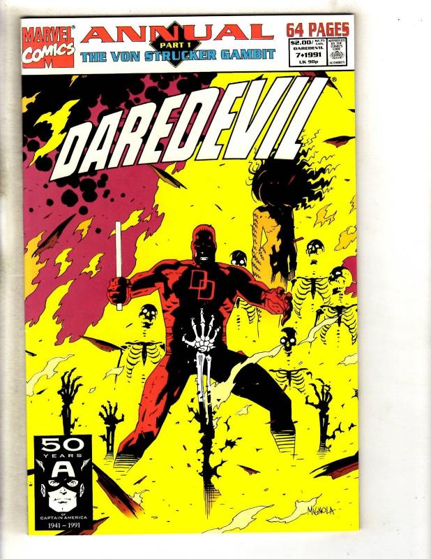 11 Daredevil Marvel Comics ANNUAL #4 6 7 8 9 10 + Man Without Fear 1 2 3 4 5 DB6