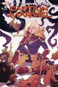 MARVEL ACTION CAPTAIN MARVEL #2 COVER A BOO IDW 2019 EB214
