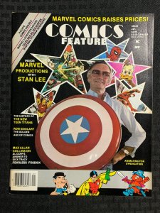 1985 COMICS FEATURE Fanzine Magazine #33 FVF 7.0 Inside Marvel w/ Stan Lee