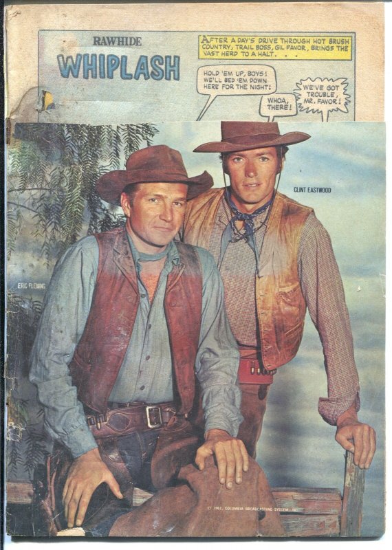 Rawhide-Four Color Comics #1202 1961-Dell-Clint Eastwood photo cover-P