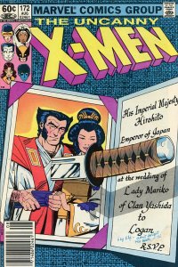 The Uncanny X-Men #172 Wolverine (1983)Comic Book VG+ 4.5