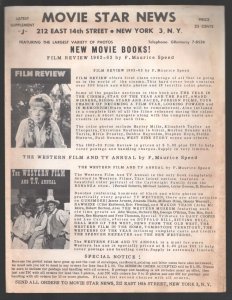 Movie Star News Mail Order Sales Catalog Supplement #L 1960's-Irving Klaw-8 x...