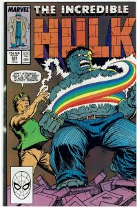 Incredible Hulk #355 (1968) Peter David Grey Hulk NM