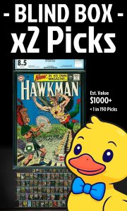 Blind Box - x2 Picks | 1:150 Each Pick at Hawkman #1 (1964) CGC 8.5 VF
