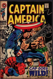 Captain America #106 - Mao Tse-Tung (Grade 6.5) 1968