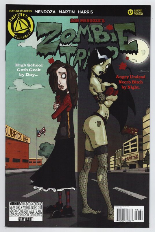 Zombie Tramp #17 Mendoza Limited Edition Variant (Action Lab, 2015) NM