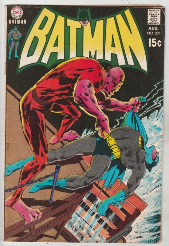 Batman #224 (Aug-70) FN Mid-Grade Batman, Robin the Boy Wonder