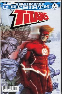Titans #1 Variant Cover (2016) Flash