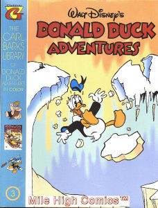 DONALD DUCK ADVENTURES IN COLOR BY CARL BARKS GN #3 W/CARD Near Mint