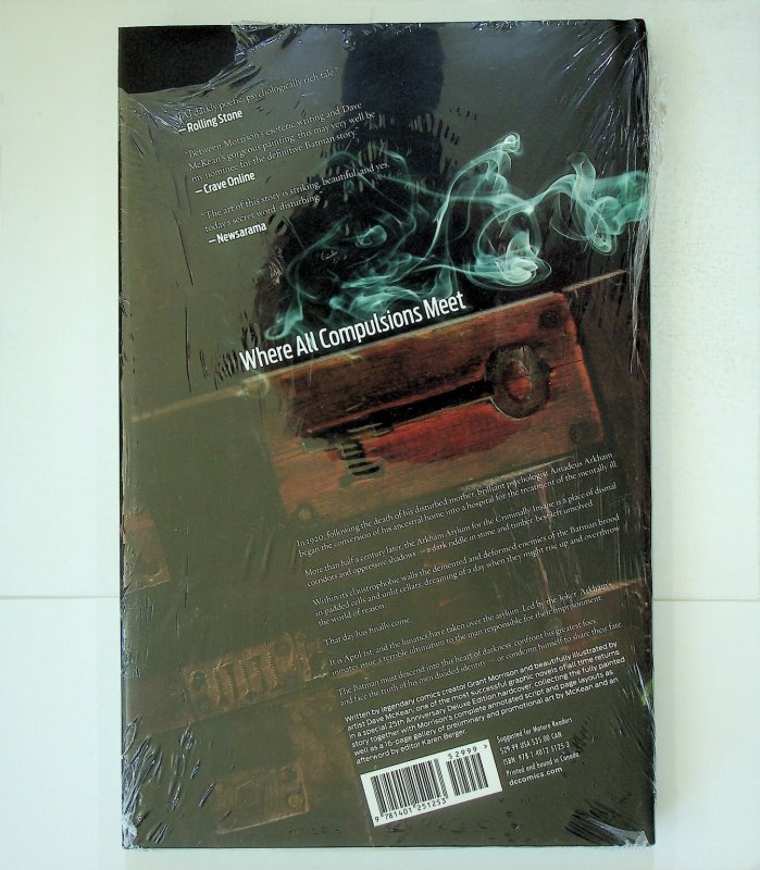 Batman Arkham Asylum Hardcover Grant Morrison Dave McKean DC Comics