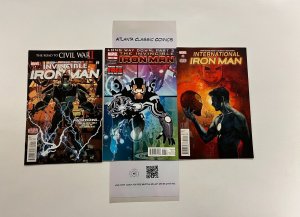 3 Marvel Comics International Iron Man #3 Invincible Iron Man #518 #9 52 JW3