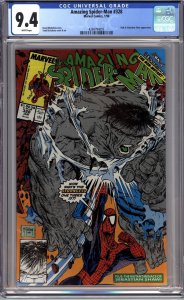 The Amazing Spider-Man #328 (1990) CGC 9.4 NM McFARLANE HULK VS SPIDER-MAN