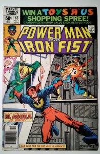 Power Man and Iron Fist #65 (1980) Marvel Comic Book J746