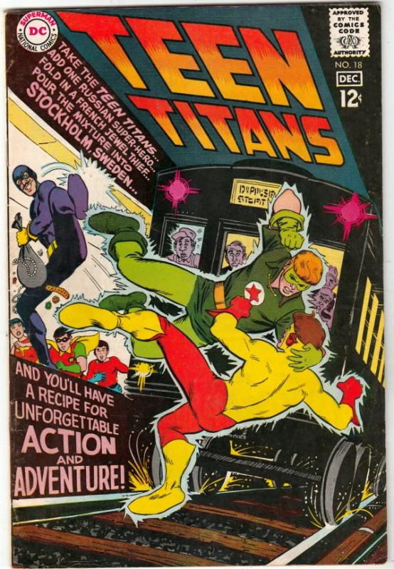 Teen Titans, The #18 (Dec-68) VF+ High-Grade Kid Flash, Robin, Wonder Girl, S...