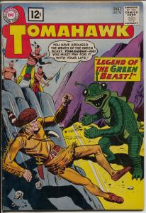 Tomahawk #78 1962-DC-Green beast cover & story-horror issue-a12¢-FN