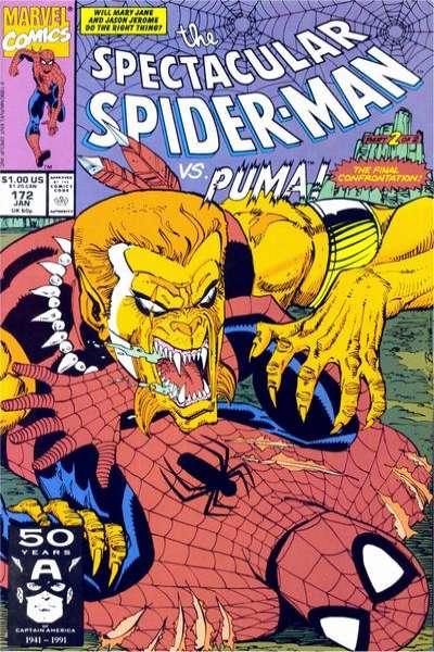 Spectacular Spider-Man (1976 series) #172, VF+ (Stock photo)