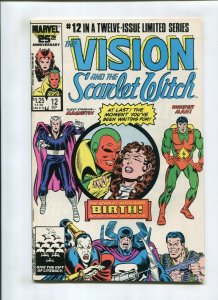 VISON & SCARLET WITCH #12 (9.2) *FISHERMAN COLLECTION* 1ST SPEED & WICAN 1986