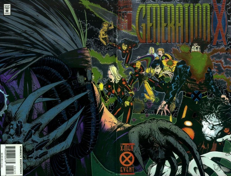 GENERATION X #01 (1994) CHRIS BACHALO | CHROMIUM WRAPAROUND | 1ST APPEARANCES