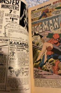 The Amazing Spider-Man #92 (1971)whe iceman attacks